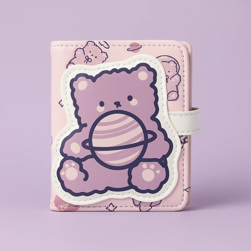 Planet Bunny Purple Wallet