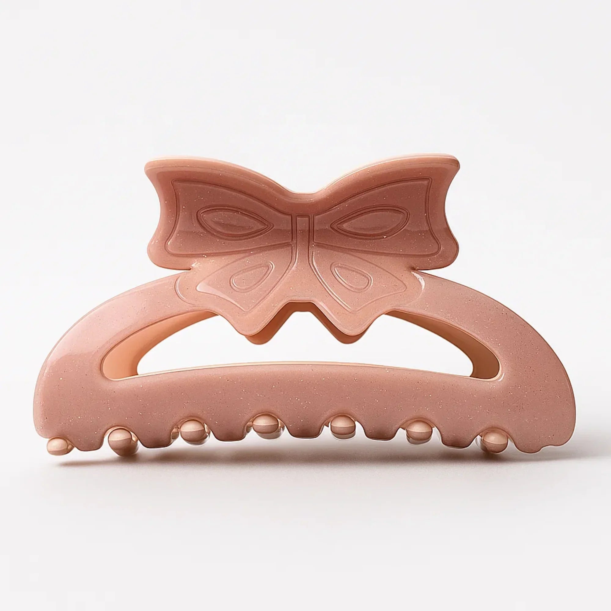 Pink Claw Clip with Butterfly