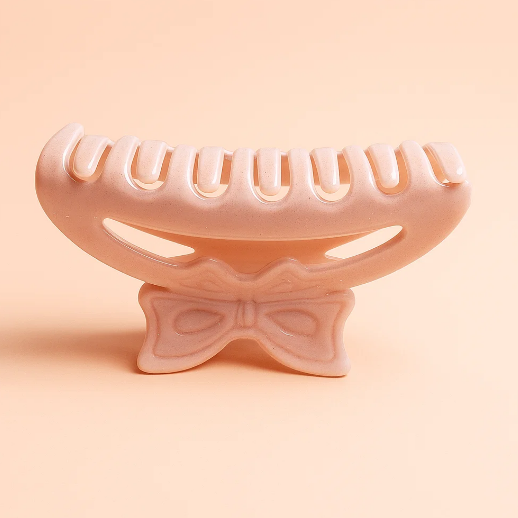 Pink Claw Clip with Butterfly