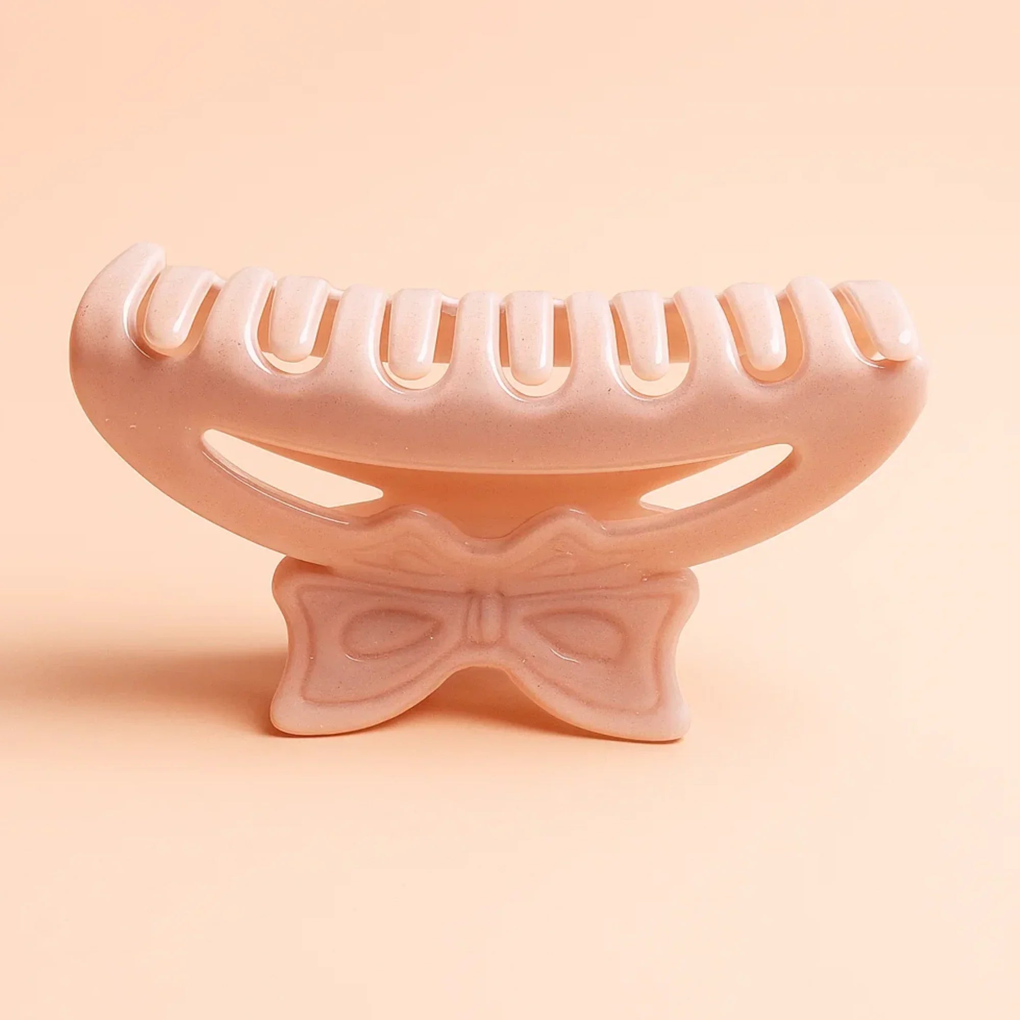 Pink Claw Clip with Butterfly
