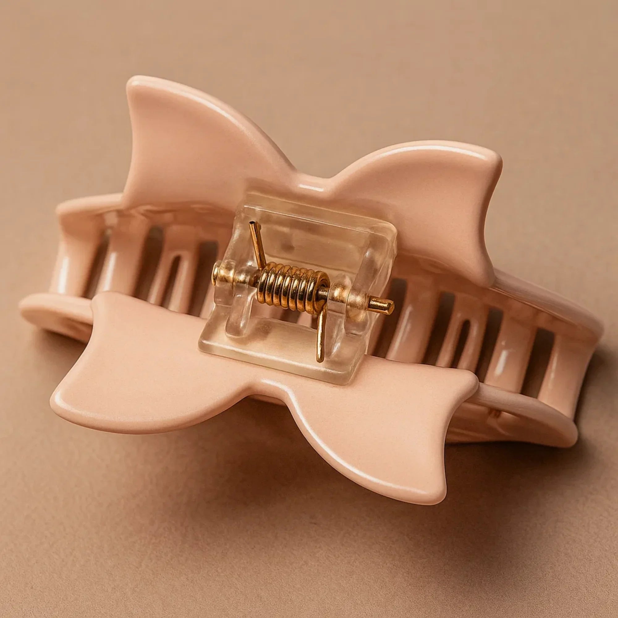 Pink Claw Clip with Butterfly