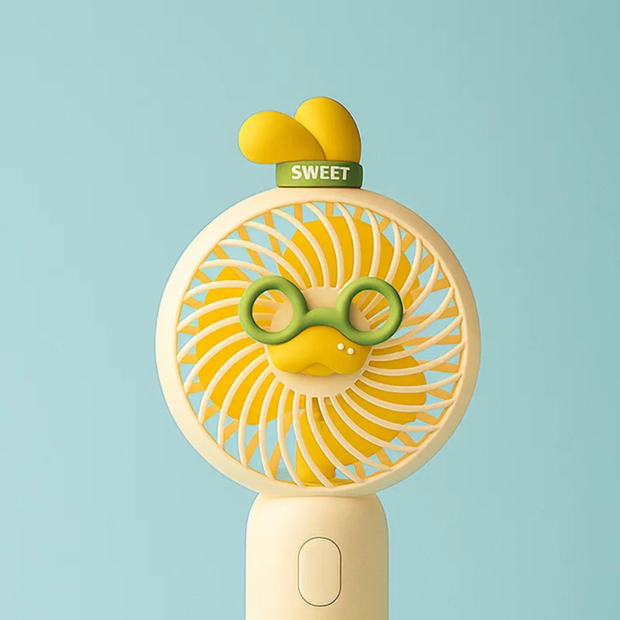 Goggle Duck Portable Fan Yellow