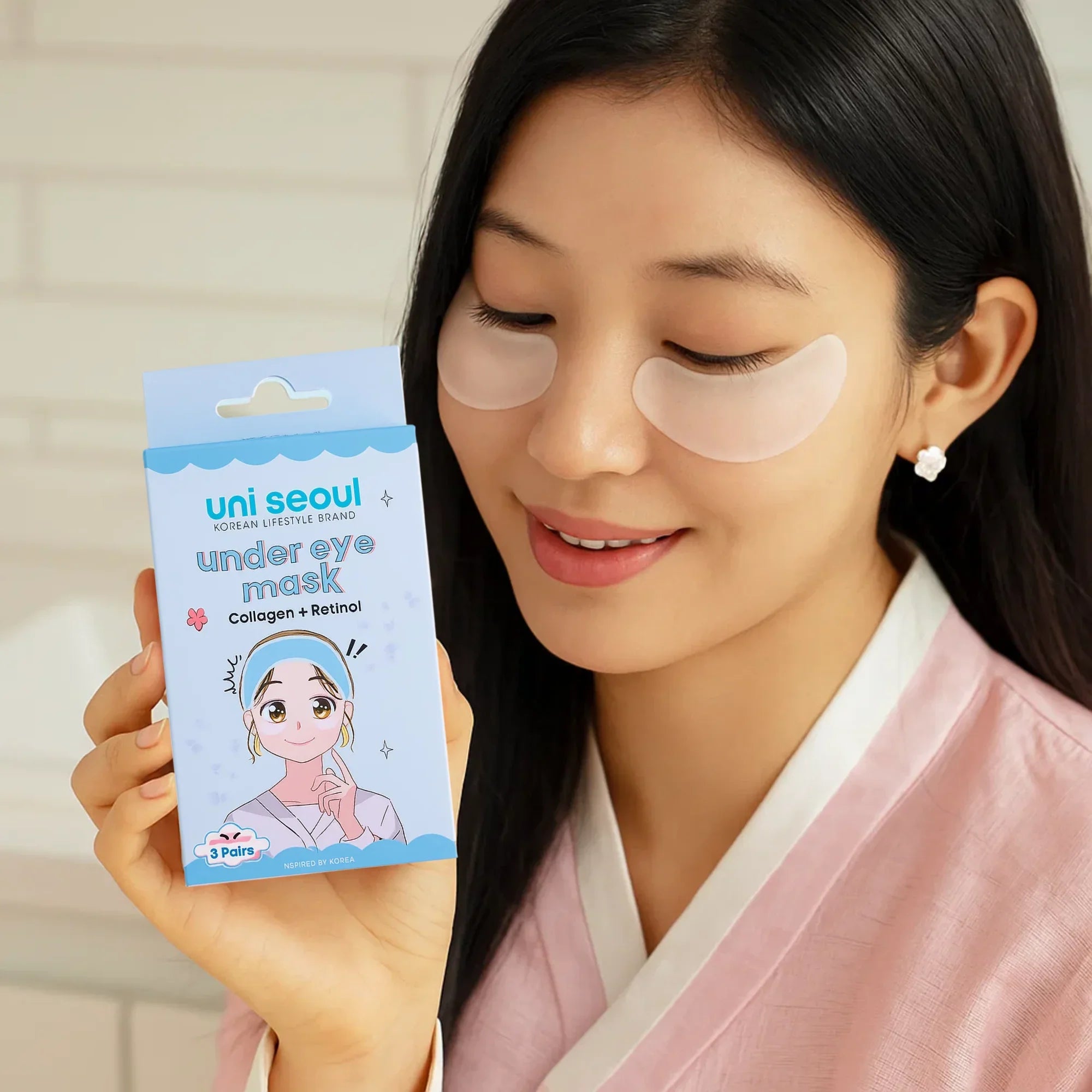 Uni Seoul Under Eye Mask - Collagen + Retinol
