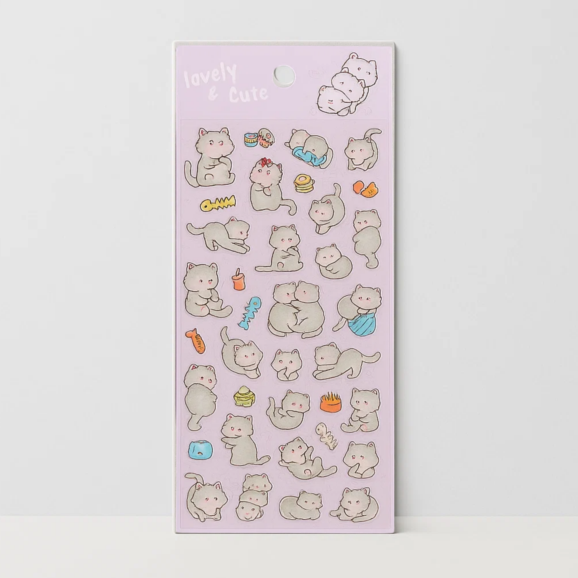 Lovely Sticker Sheet - Cat