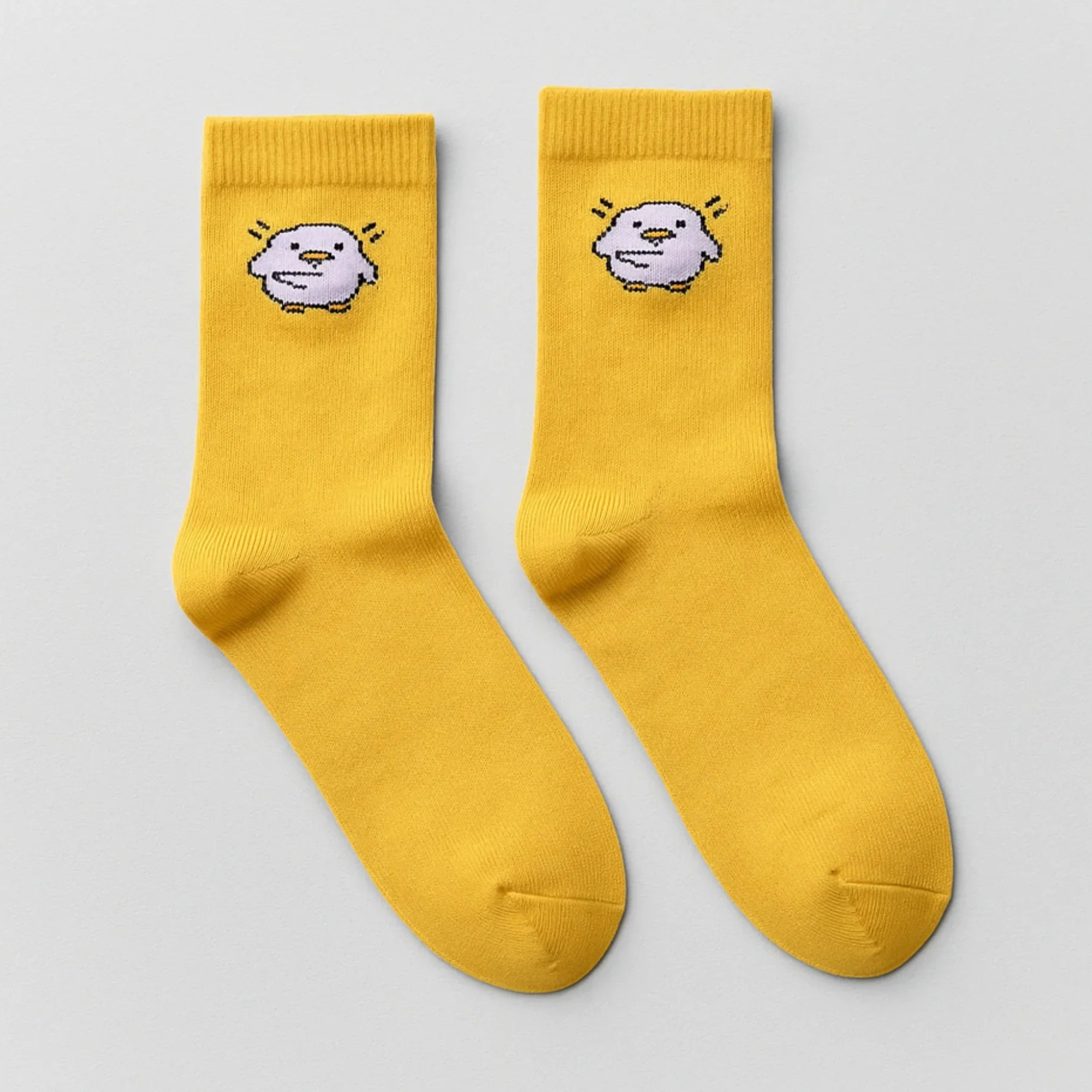 Yellow Duck Crew Socks