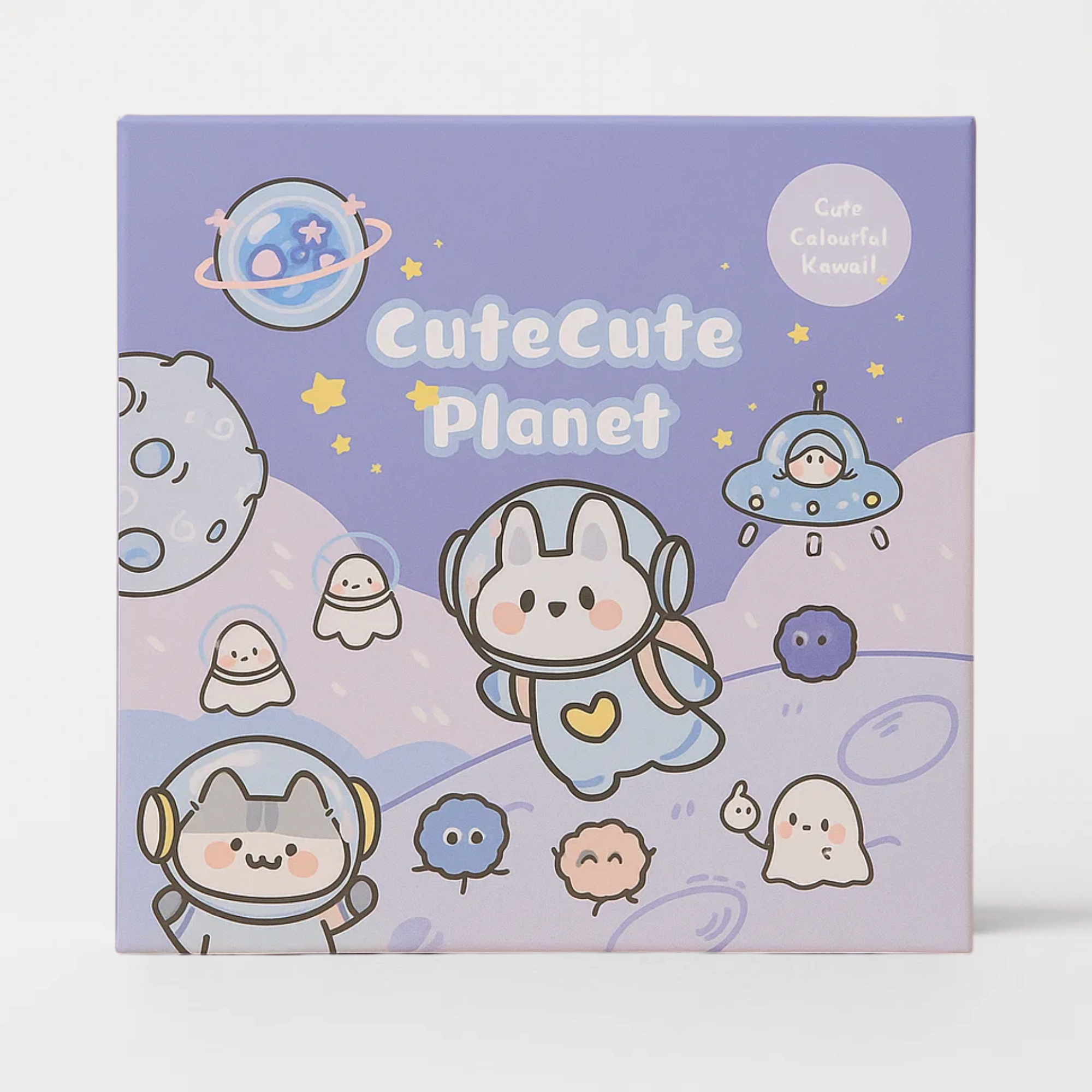 Cute Planet Sticker Set