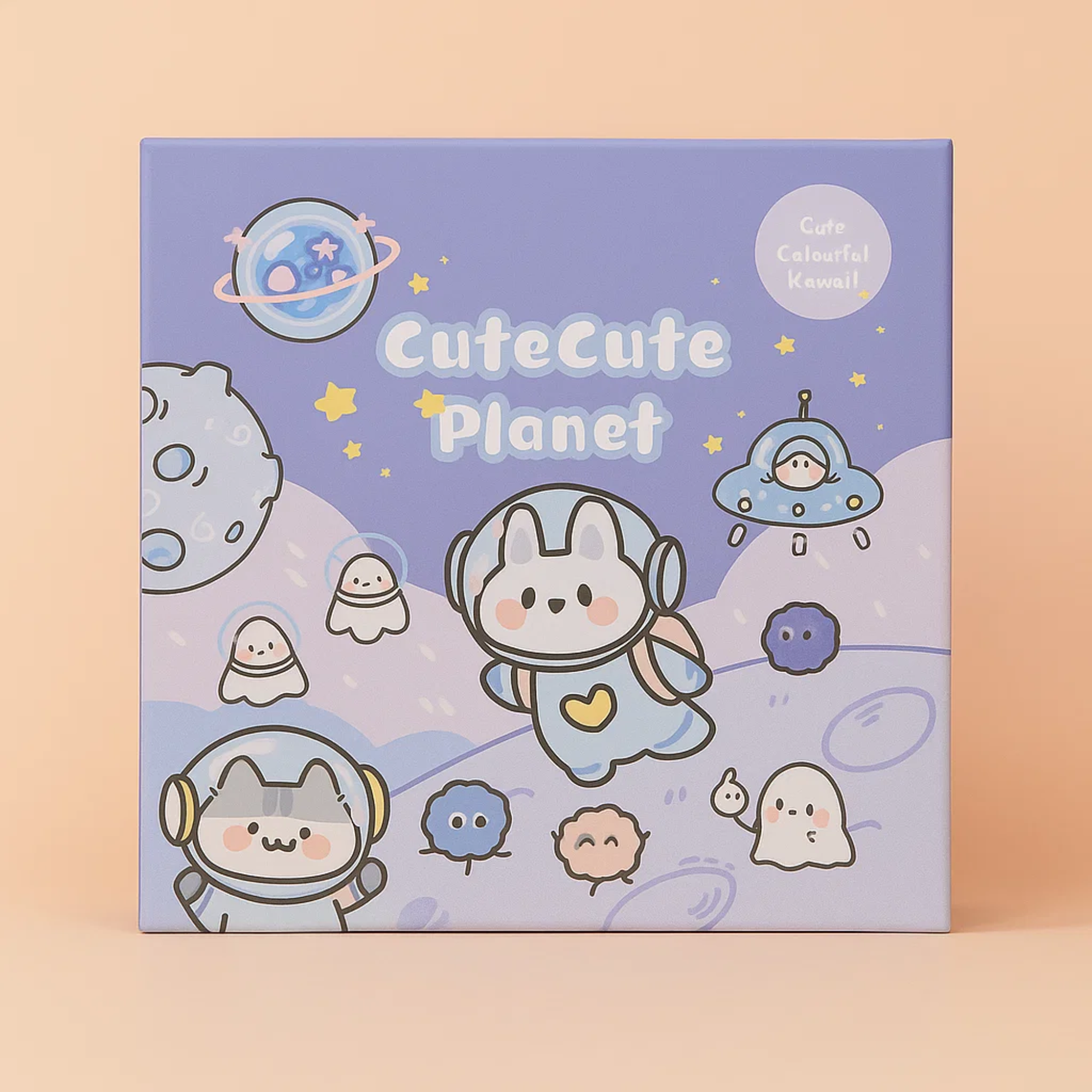 Cute Planet Sticker Set