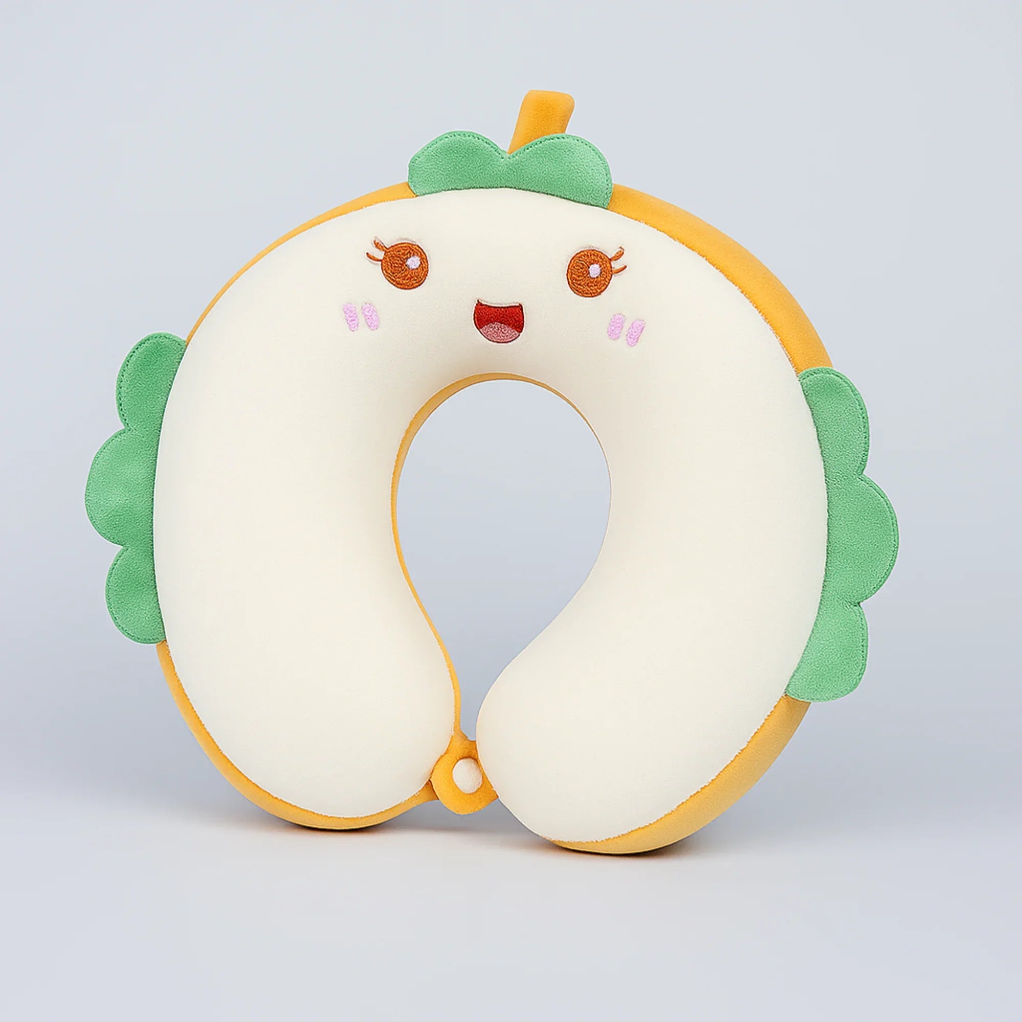 White Toastie Neck Pillow (Memory Foam)