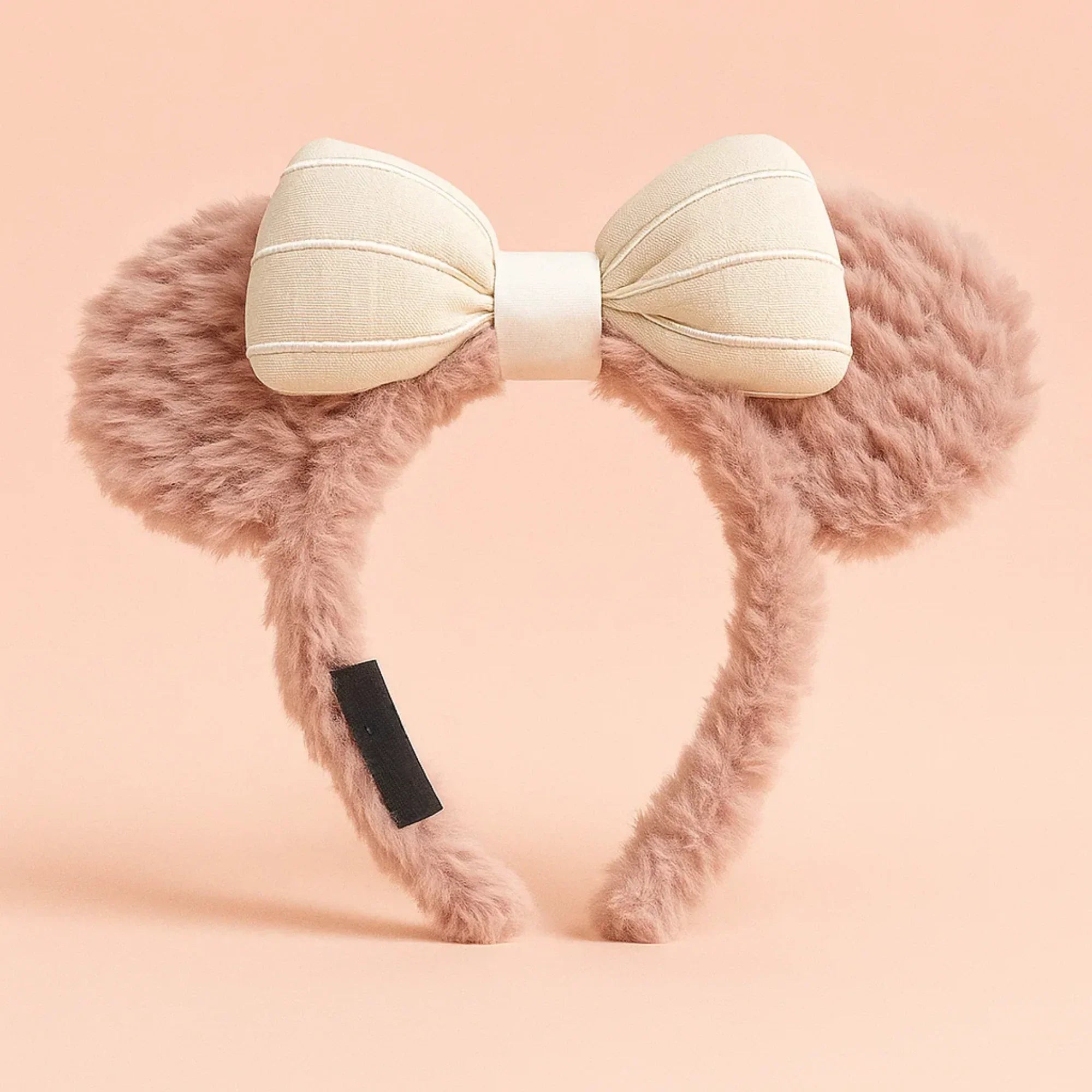 Mickey Ears With Bow Skincare Headband Pink Hard