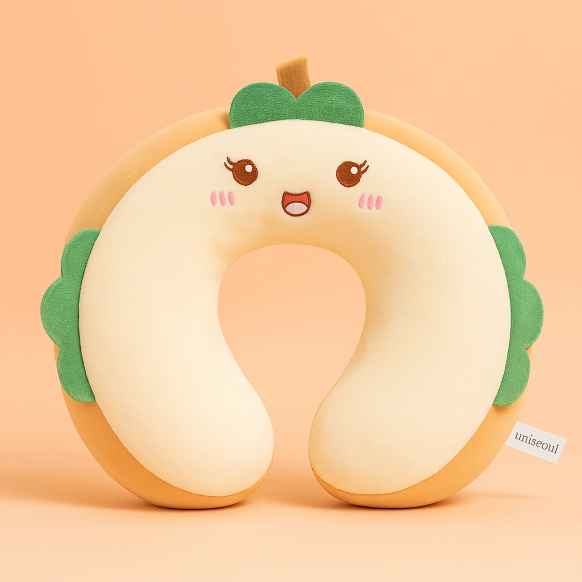 White Toastie Neck Pillow (Memory Foam)
