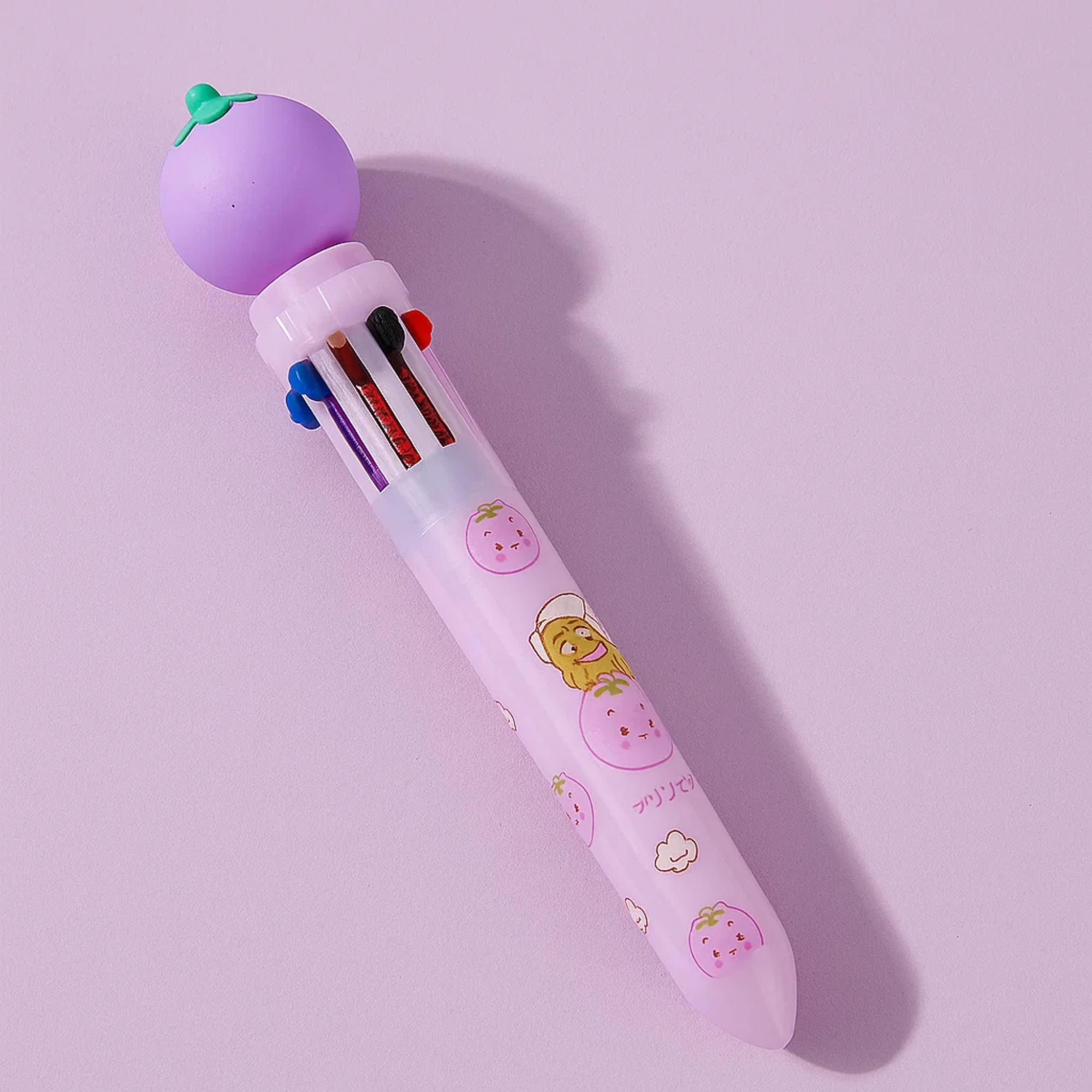 8 Color Ball Pen - Berry