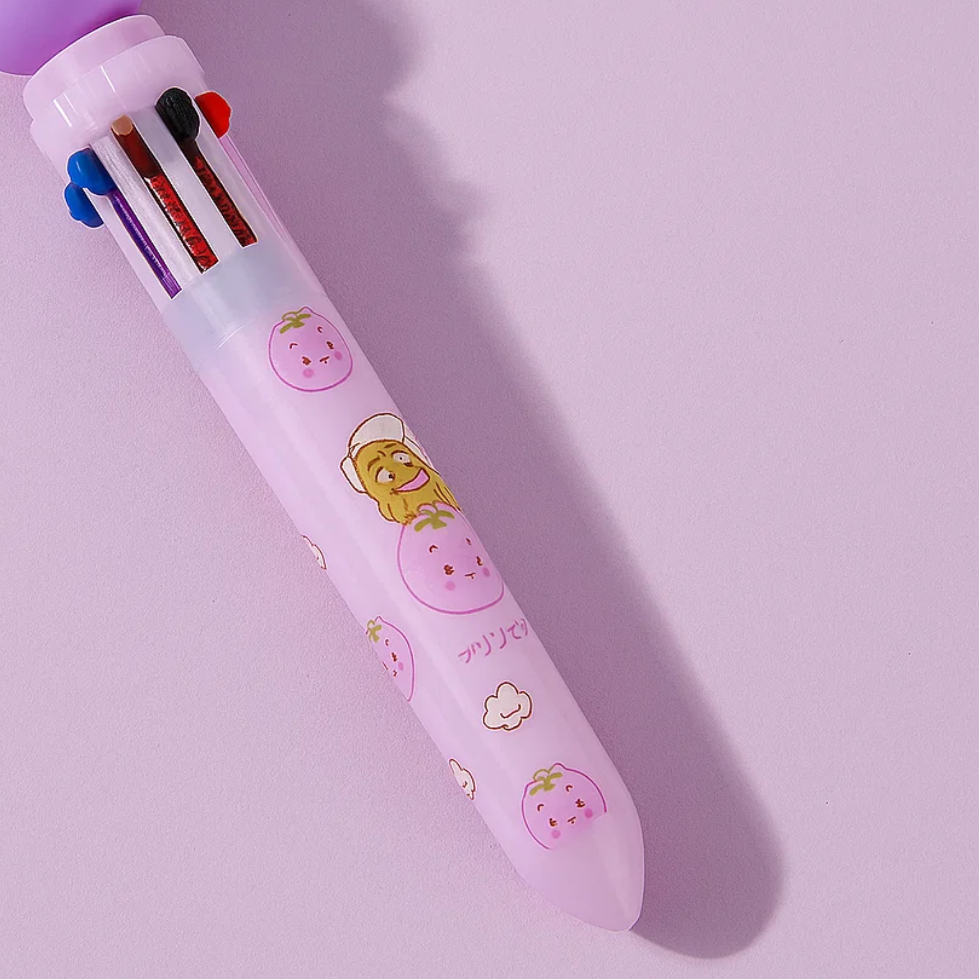 8 Color Ball Pen - Berry