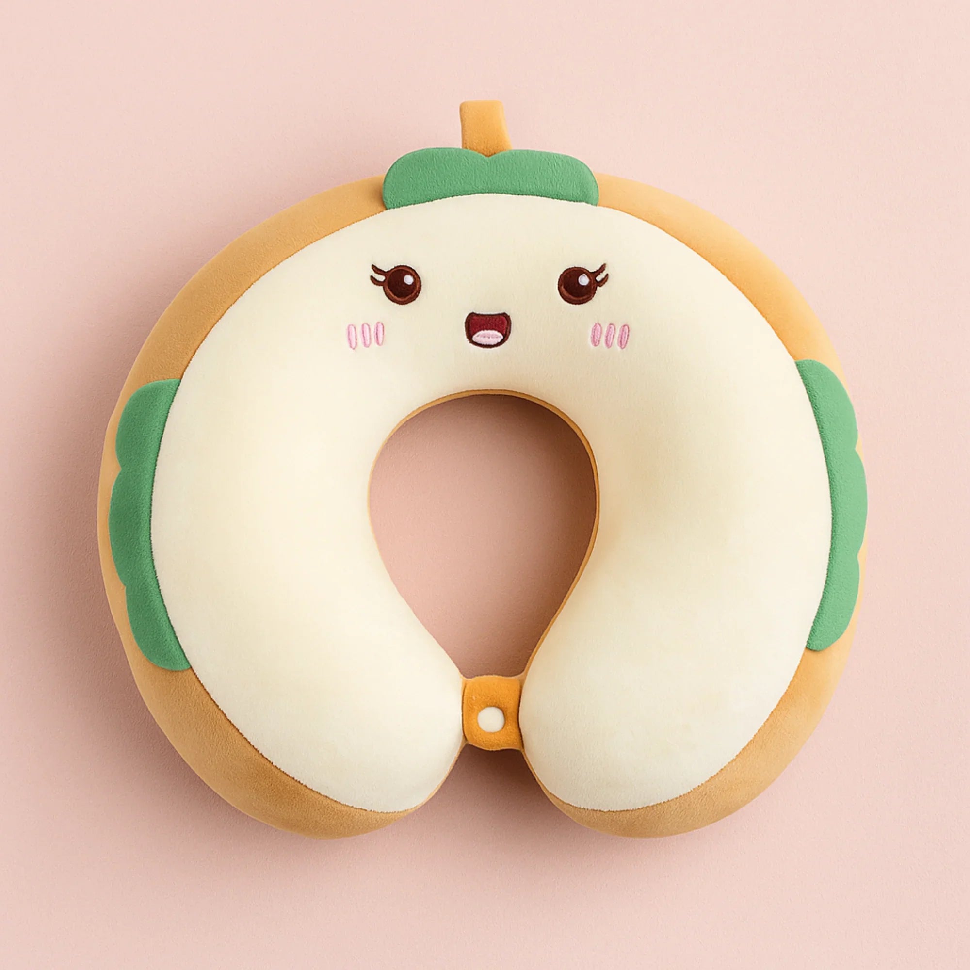 White Toastie Neck Pillow (Memory Foam)