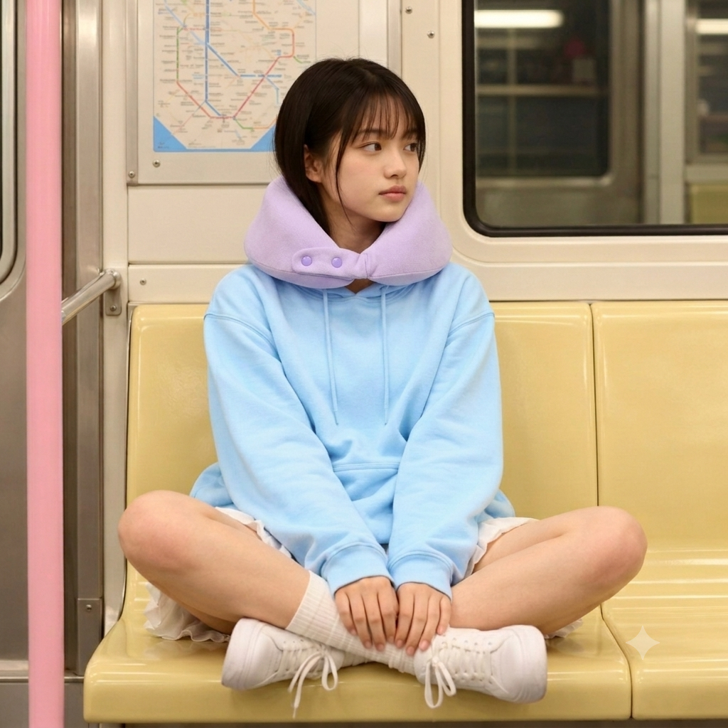 Hug Neck Pillow - Lilac