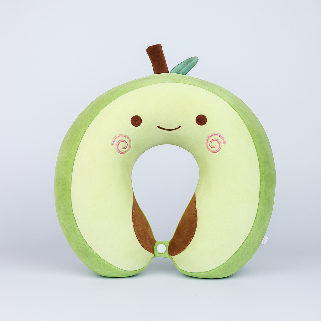 Cute Avocado Neck Pillow (Memory Foam)