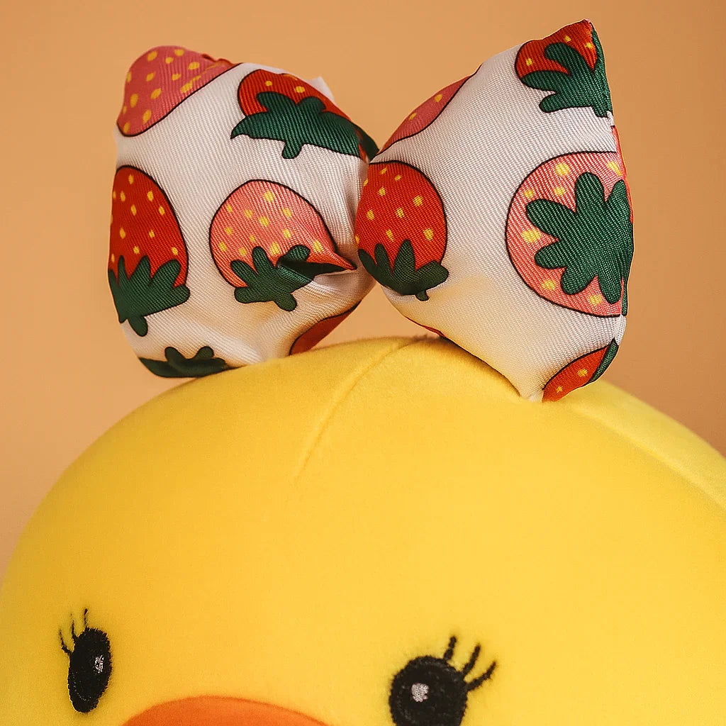 Strawberry Bow Duck - Small