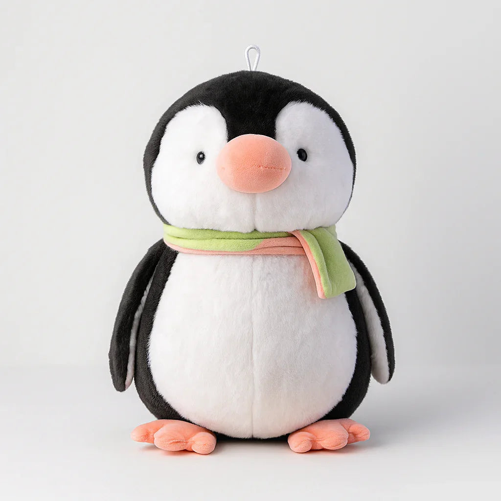 Muffler Penguin Plush Toy black - Large