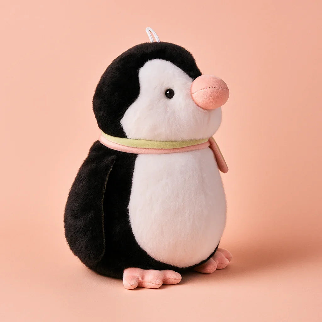Muffler Penguin Plush Toy black - Large