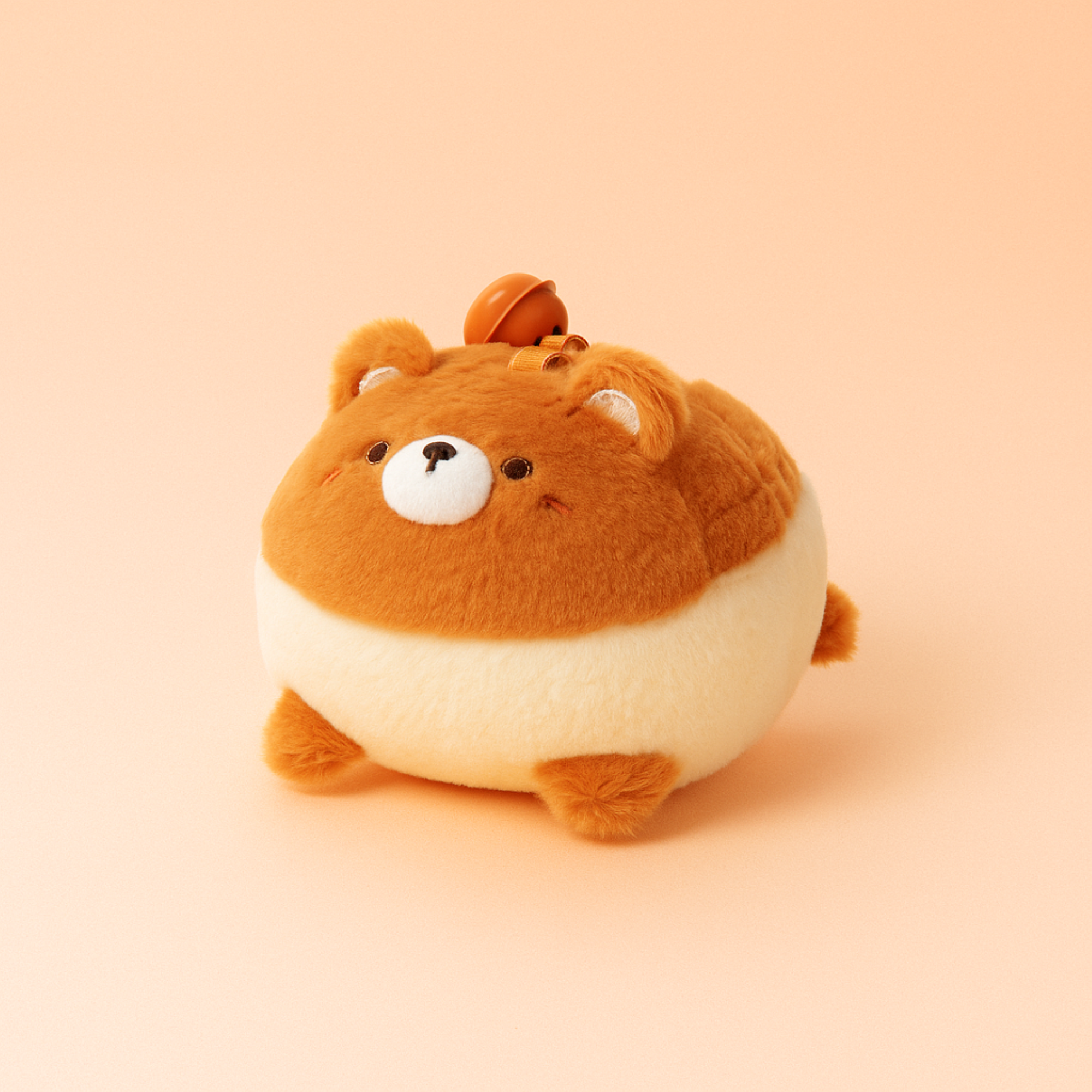 Bread Ball Plushie Keyring