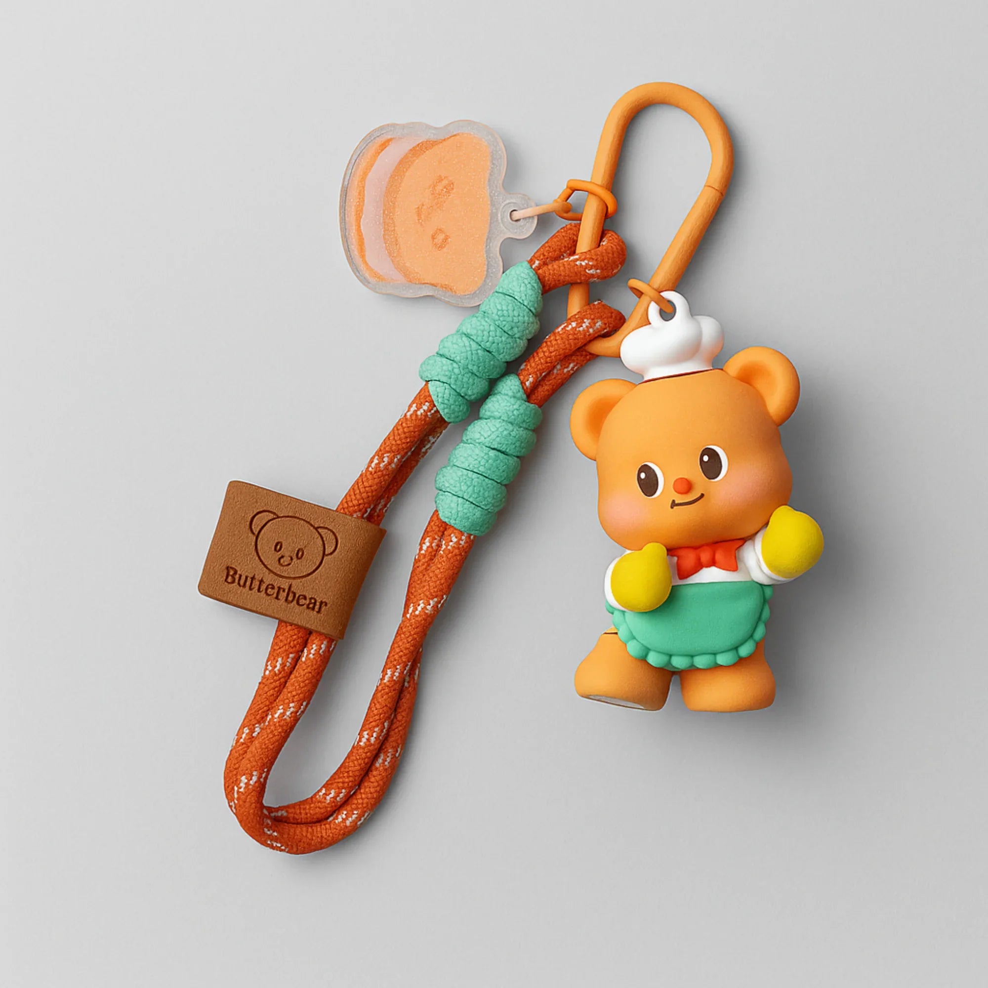 Butterbear Chef Silicone Keyring