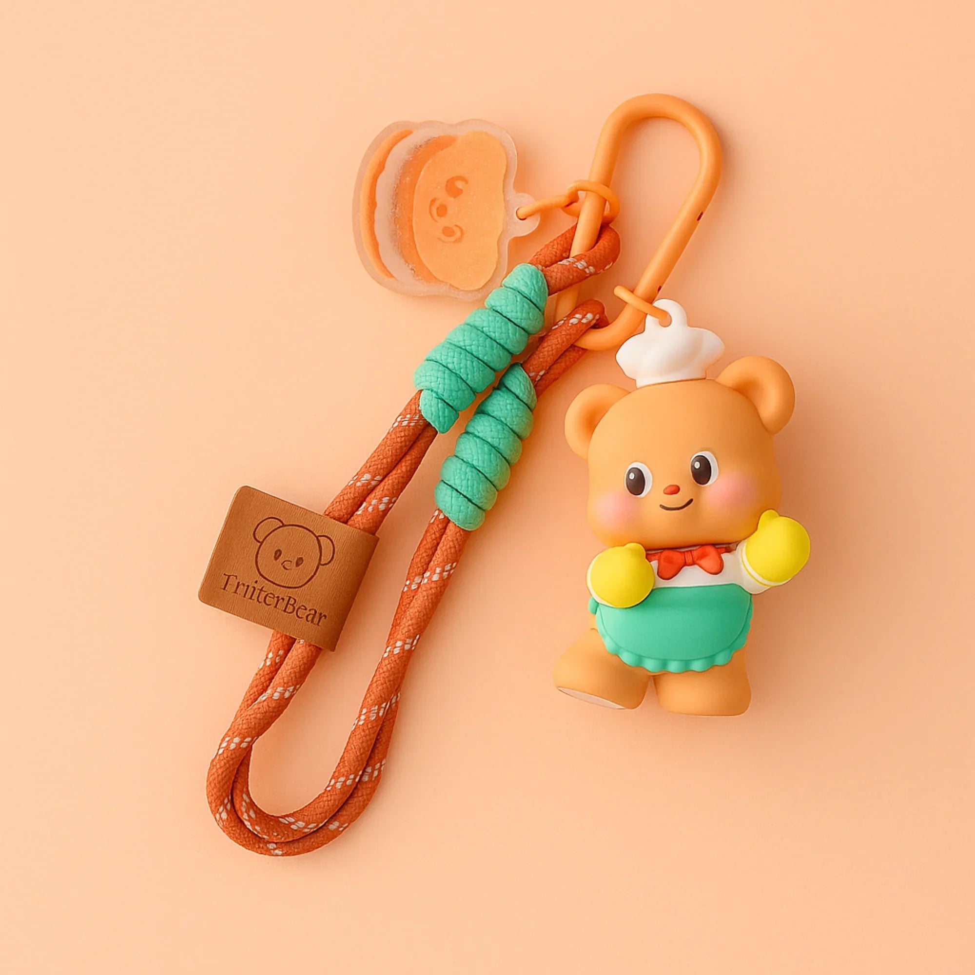 Butterbear Chef Silicone Keyring
