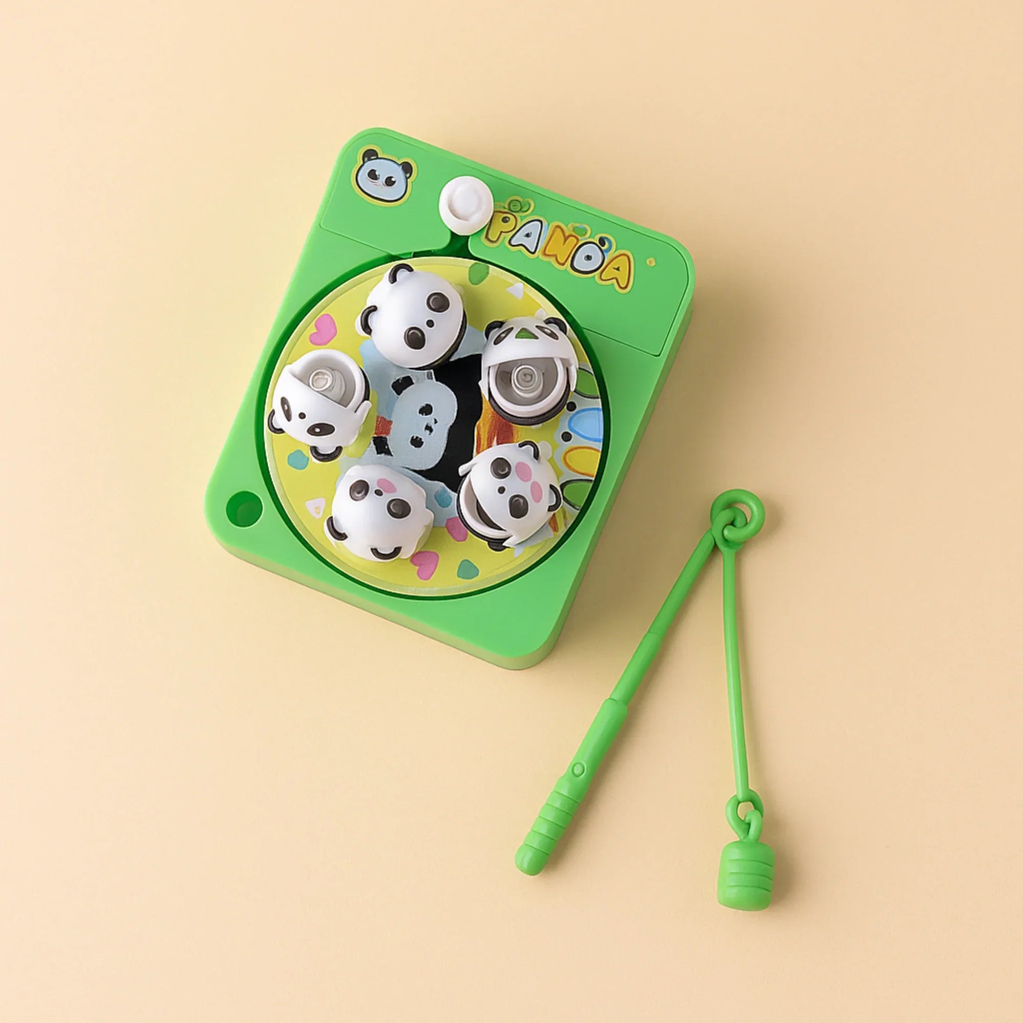 Panda Fishing Game Keyring