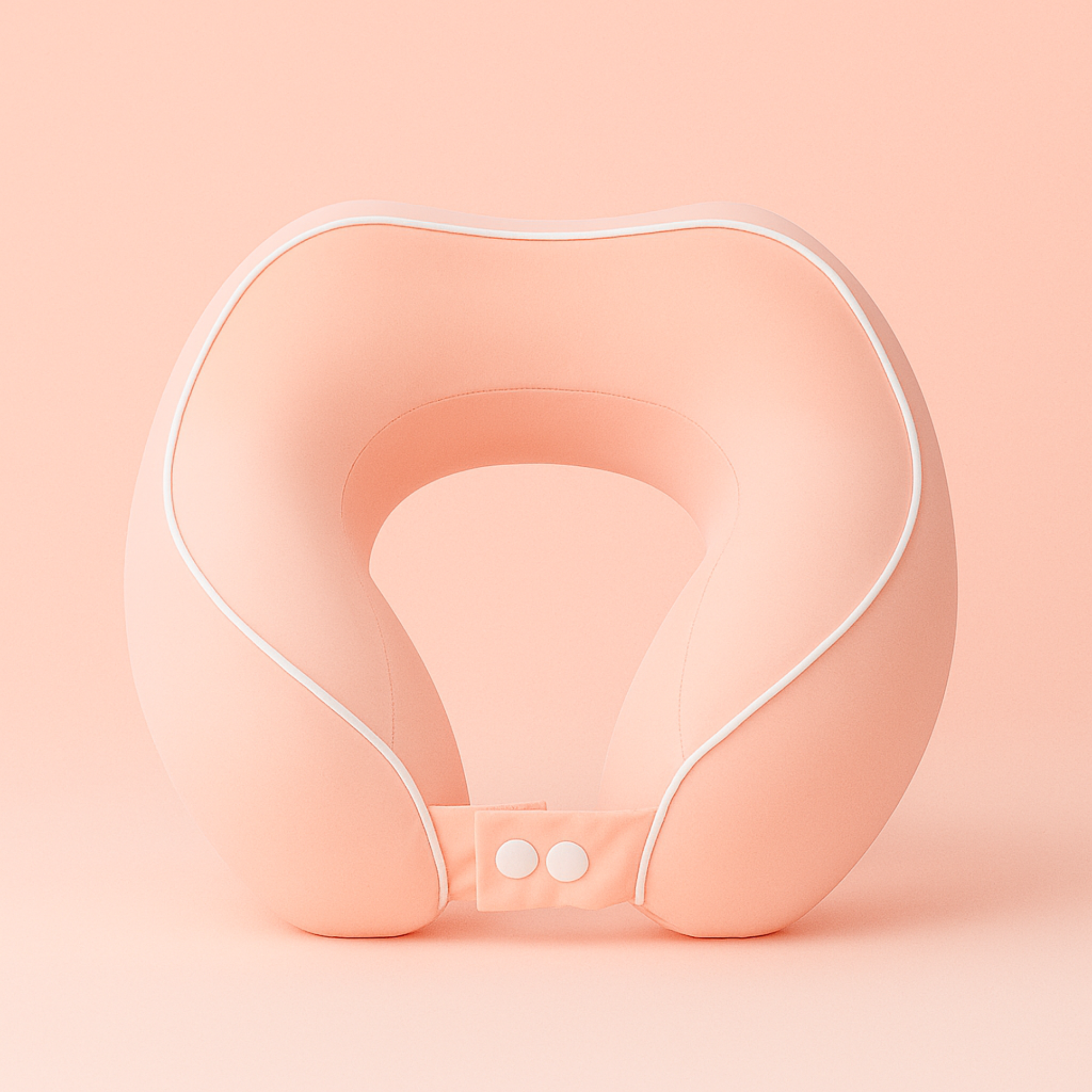 Pink Memory Foam Neck Pillow