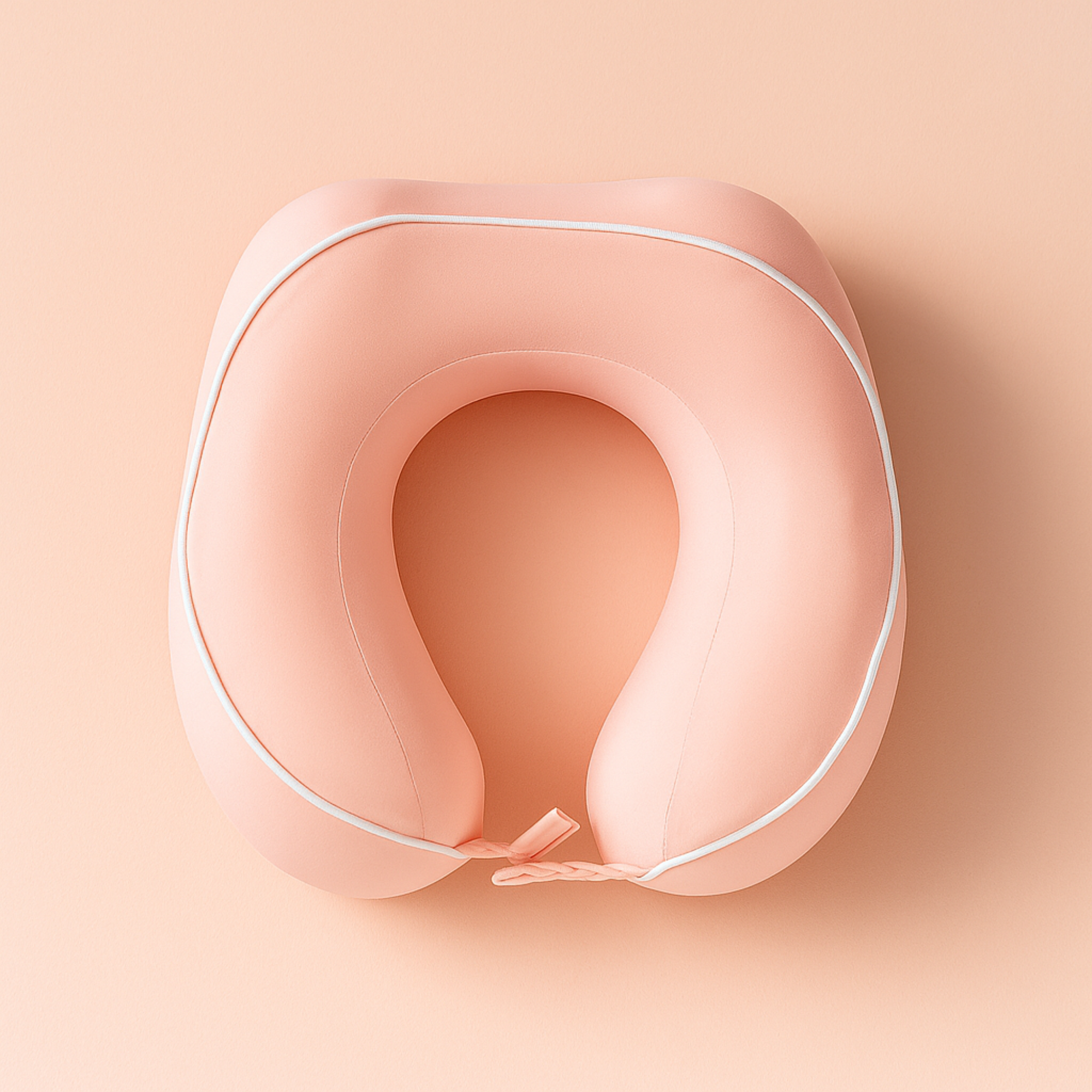 Pink Memory Foam Neck Pillow