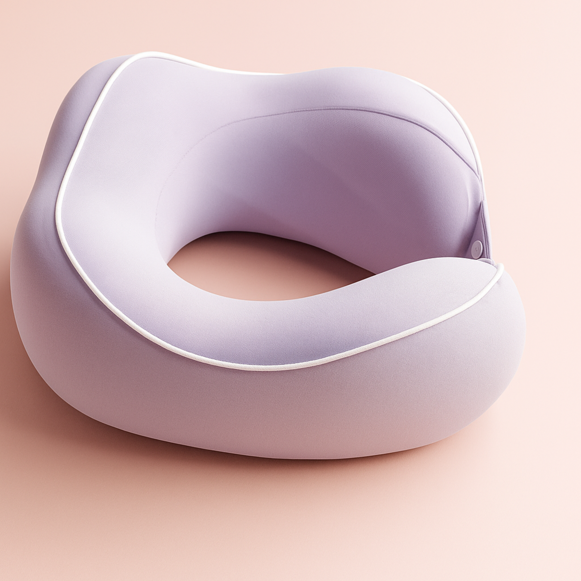 Purple Memory Foam Neck Pillow