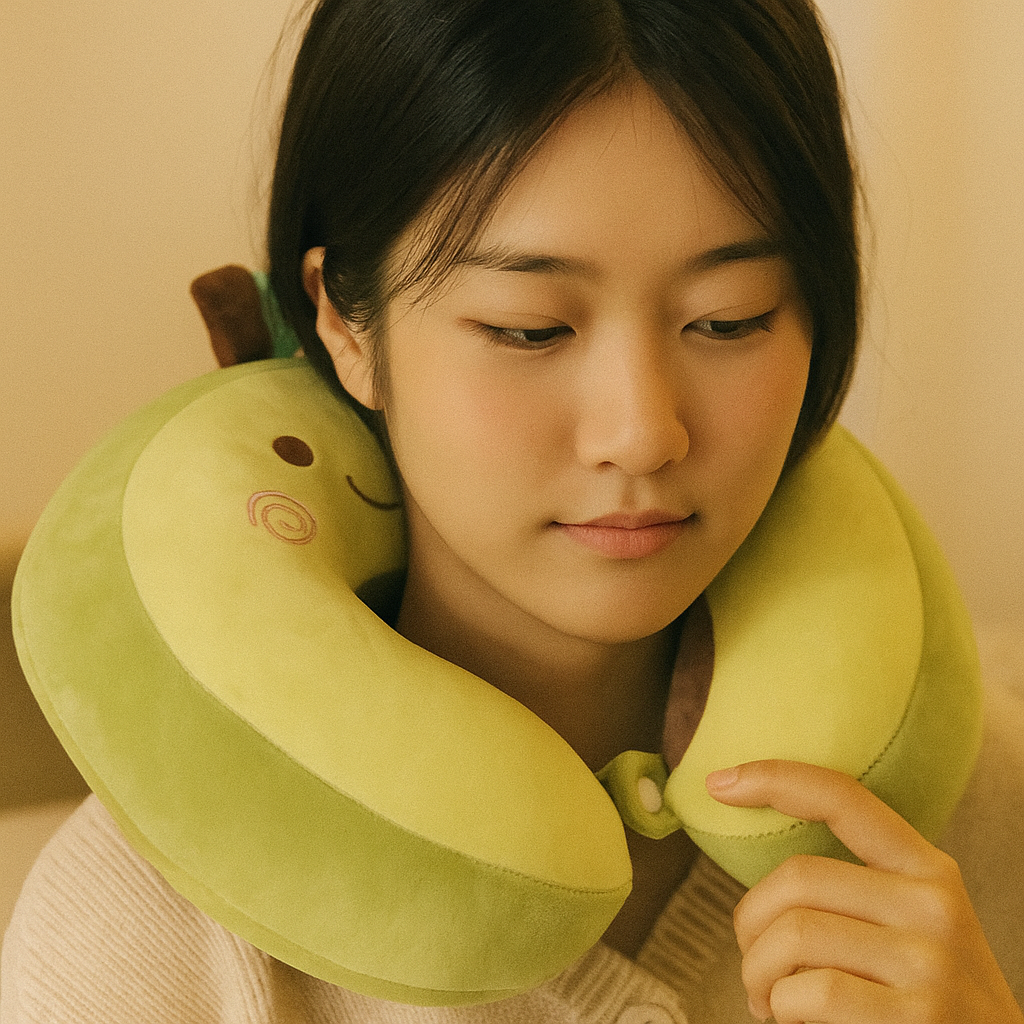 Cute Avocado Neck Pillow (Memory Foam)