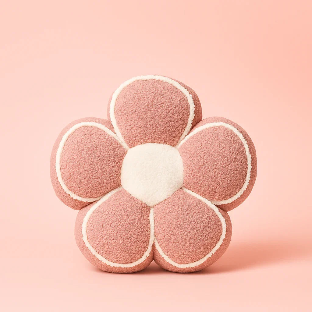 Soft Flower Pillow Pink