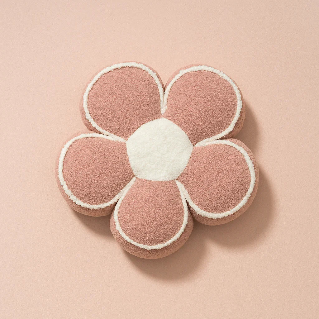 Soft Flower Pillow Pink