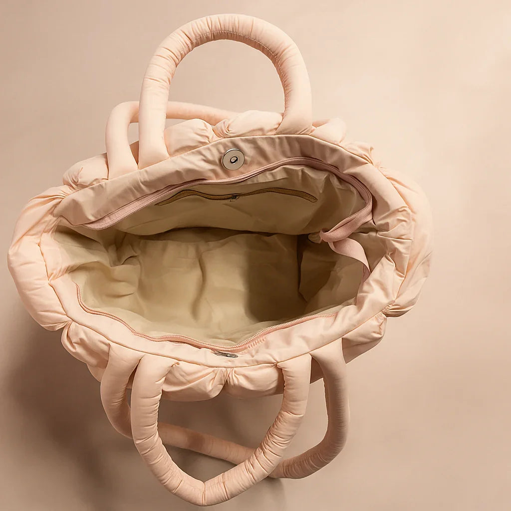 Puffed Tote Bag pink