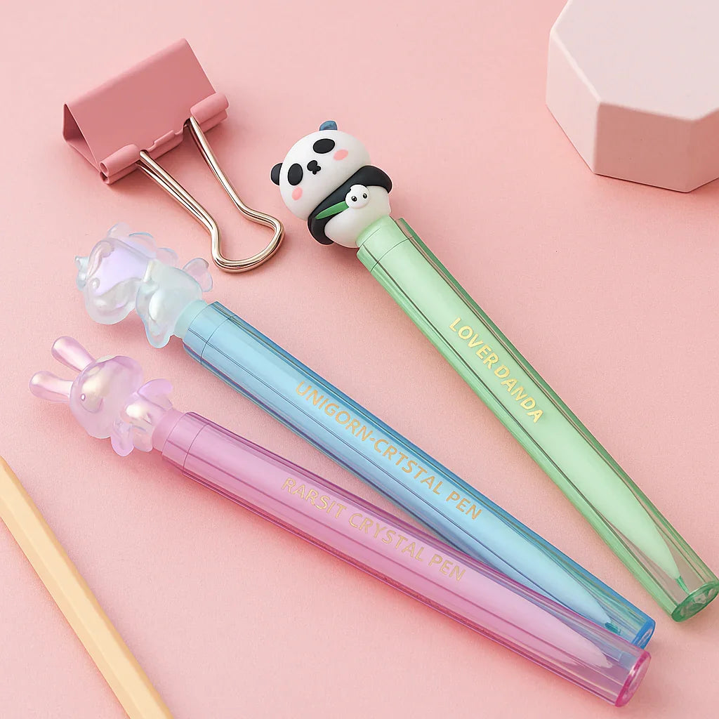 Crystal Gel Pen - Panda