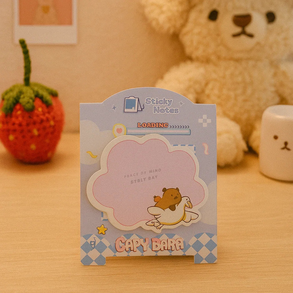 Capybara Sticky Notes - Cloud