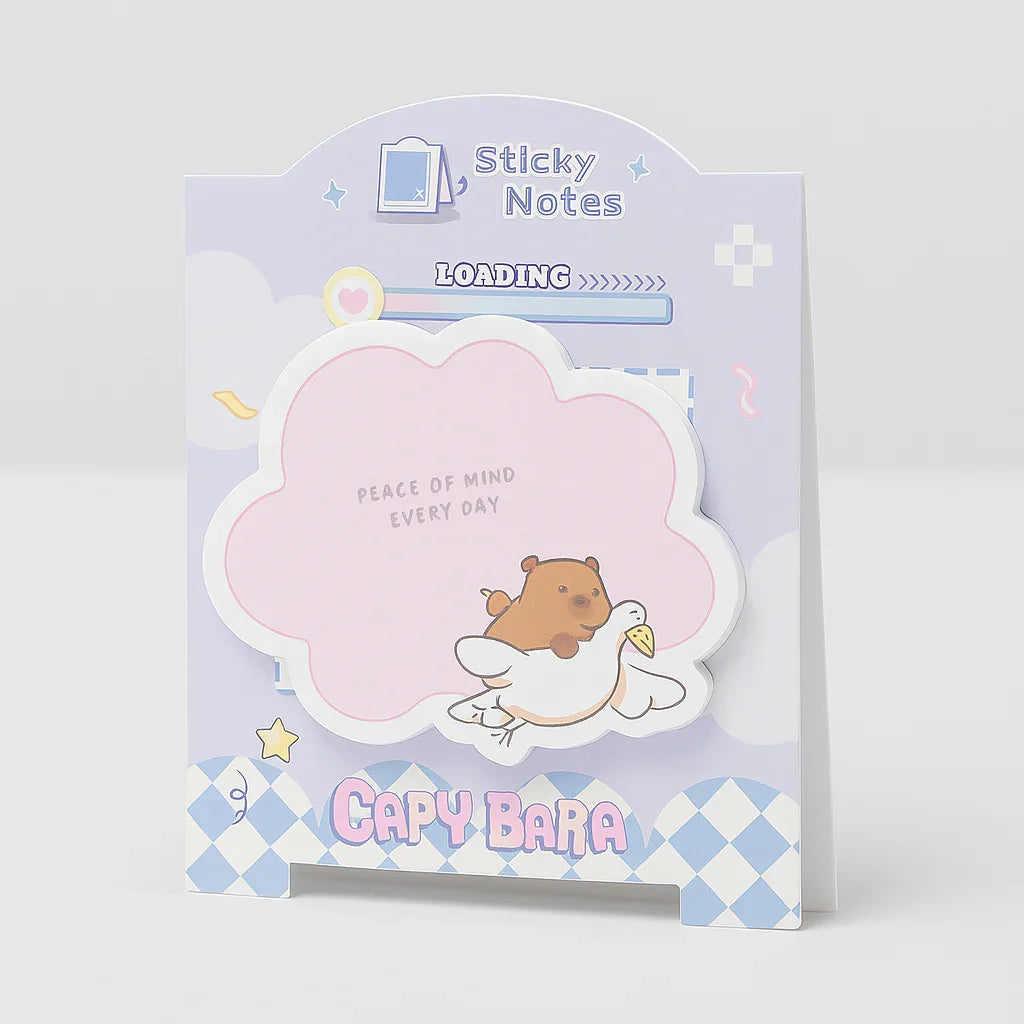 Capybara Sticky Notes - Cloud