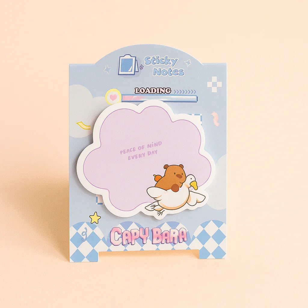 Capybara Sticky Notes - Cloud