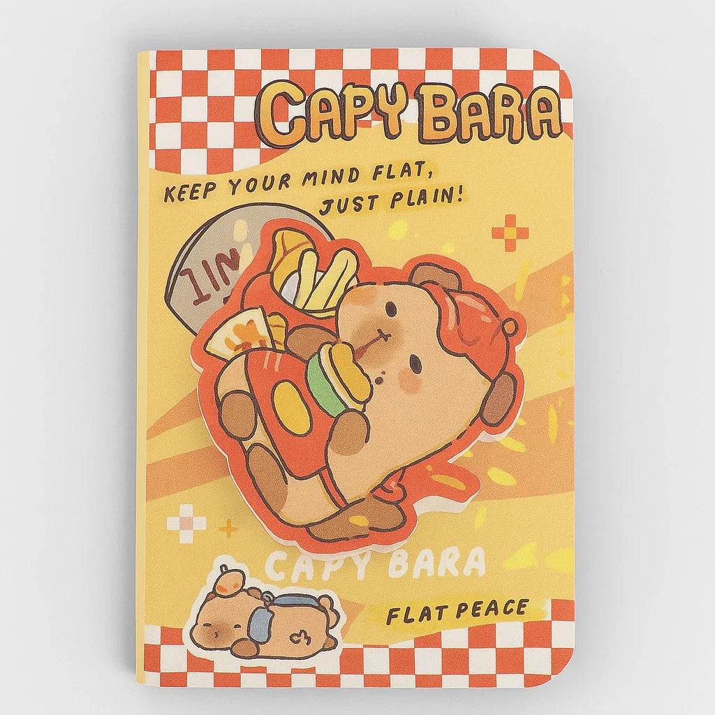 Mystic Capybara Notebook - Eating