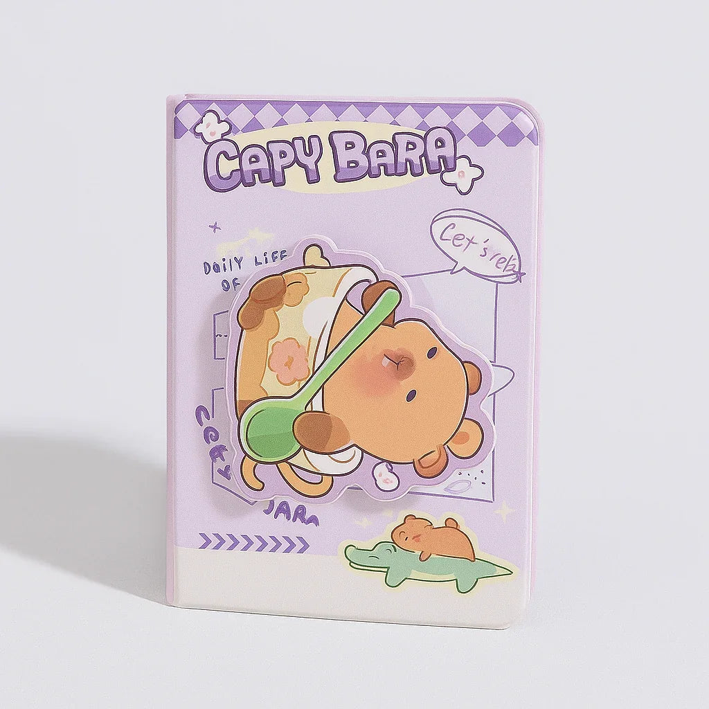 Mystic Capybara Notebook - Bathing