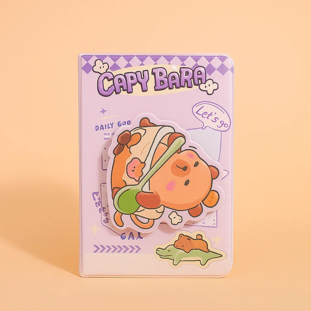 Mystic Capybara Notebook - Bathing