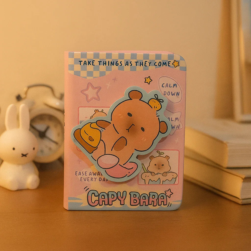 Mystic Capybara Notebook - Meditating