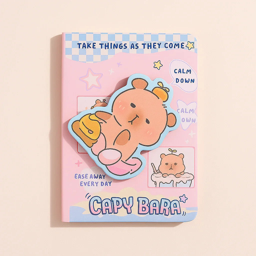 Mystic Capybara Notebook - Meditating