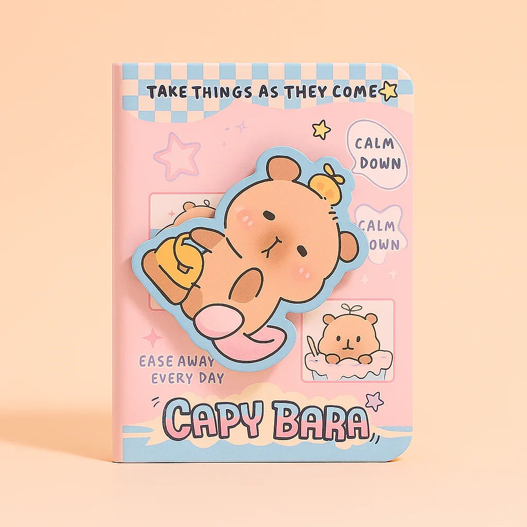 Mystic Capybara Notebook - Meditating