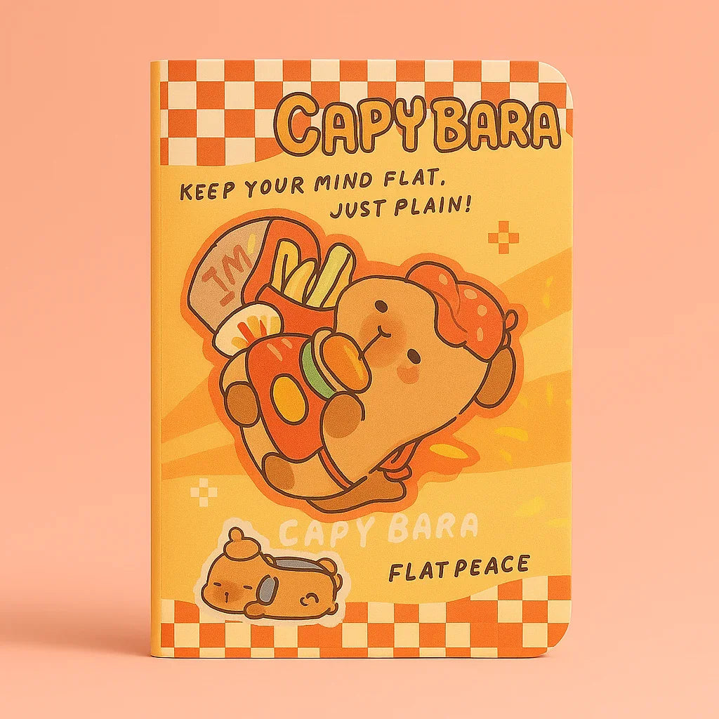 Mystic Capybara Notebook - Eating