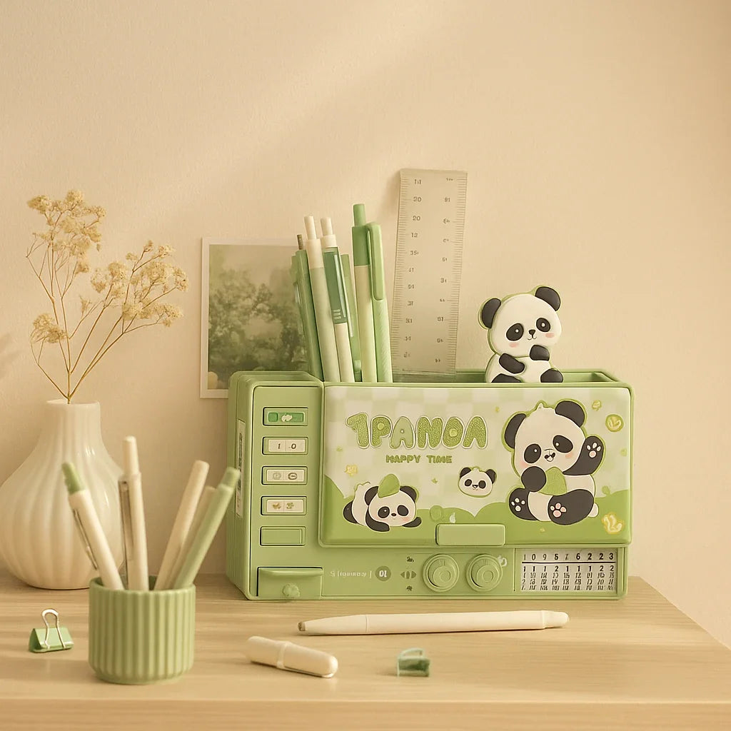 Magnetic Compass Box - Panda