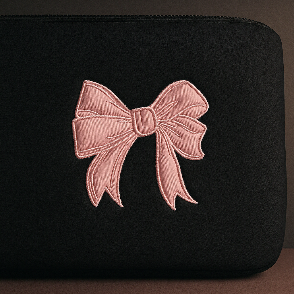 Bow laptop sleeve