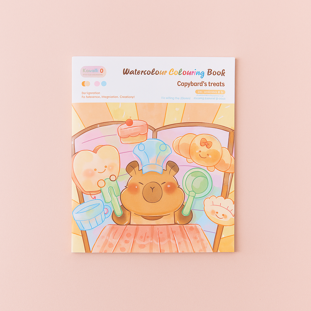 Capybara Coloring Book