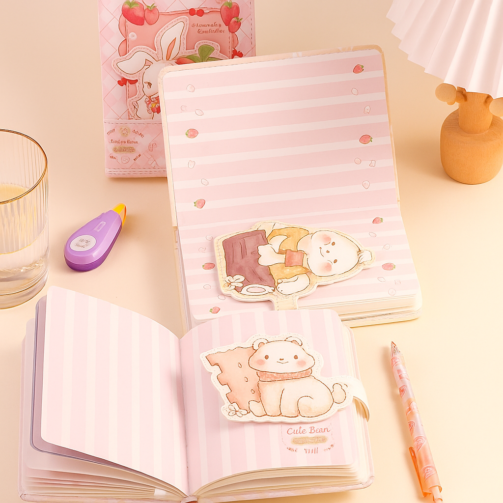 Cute Cuddly Notebook - Bear