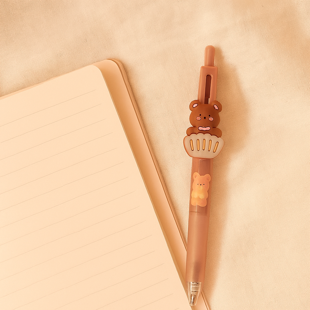 Ball Pen - Bear Cupcake