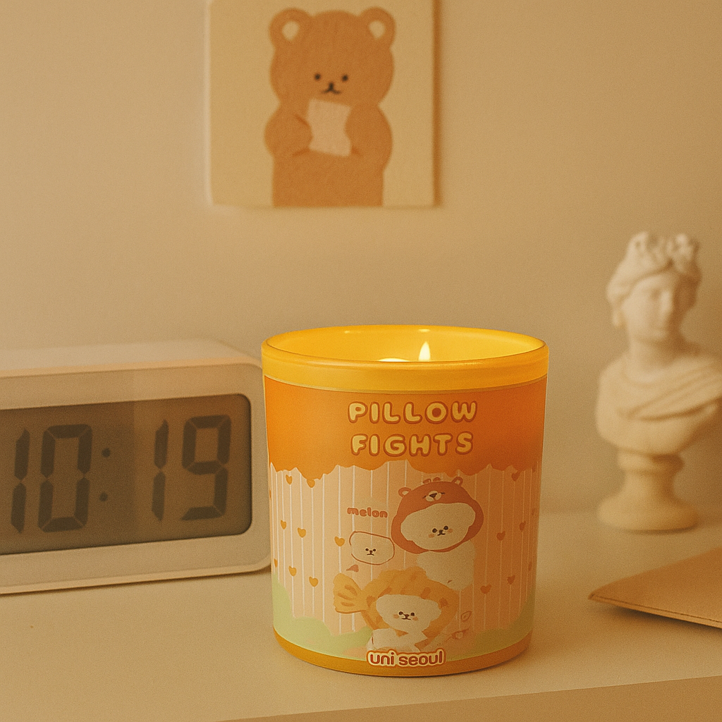 Pillow Fights Candle
